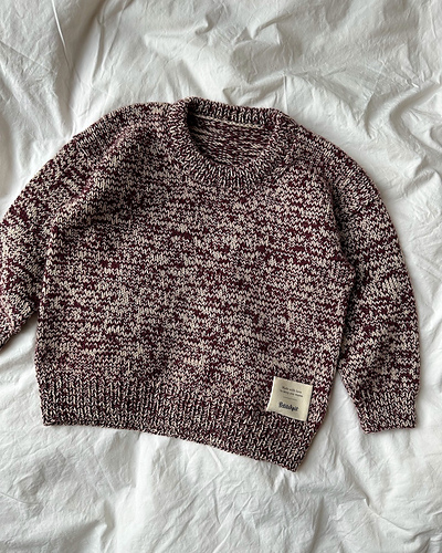 PetiteKnit  Melange Sweater Junior - Strickset