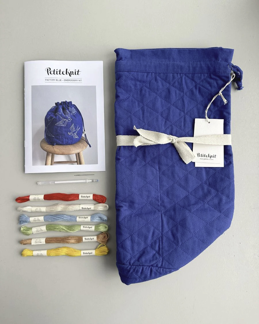  PetiteKnit Get your Knit Together Bag GRAND à broder
