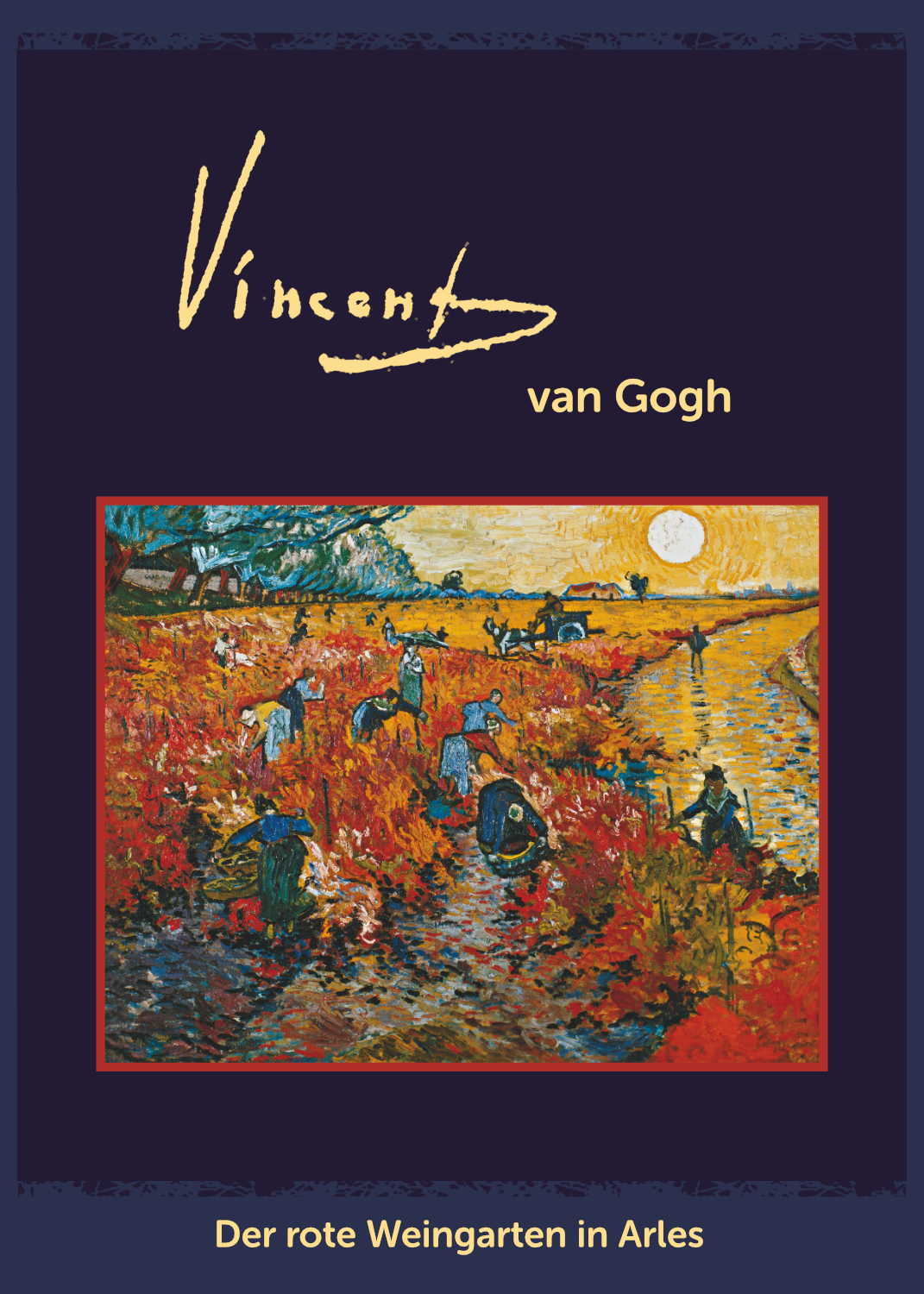 OPAL Vincent van Gogh 5433 Der rote Weingarten in Arles 