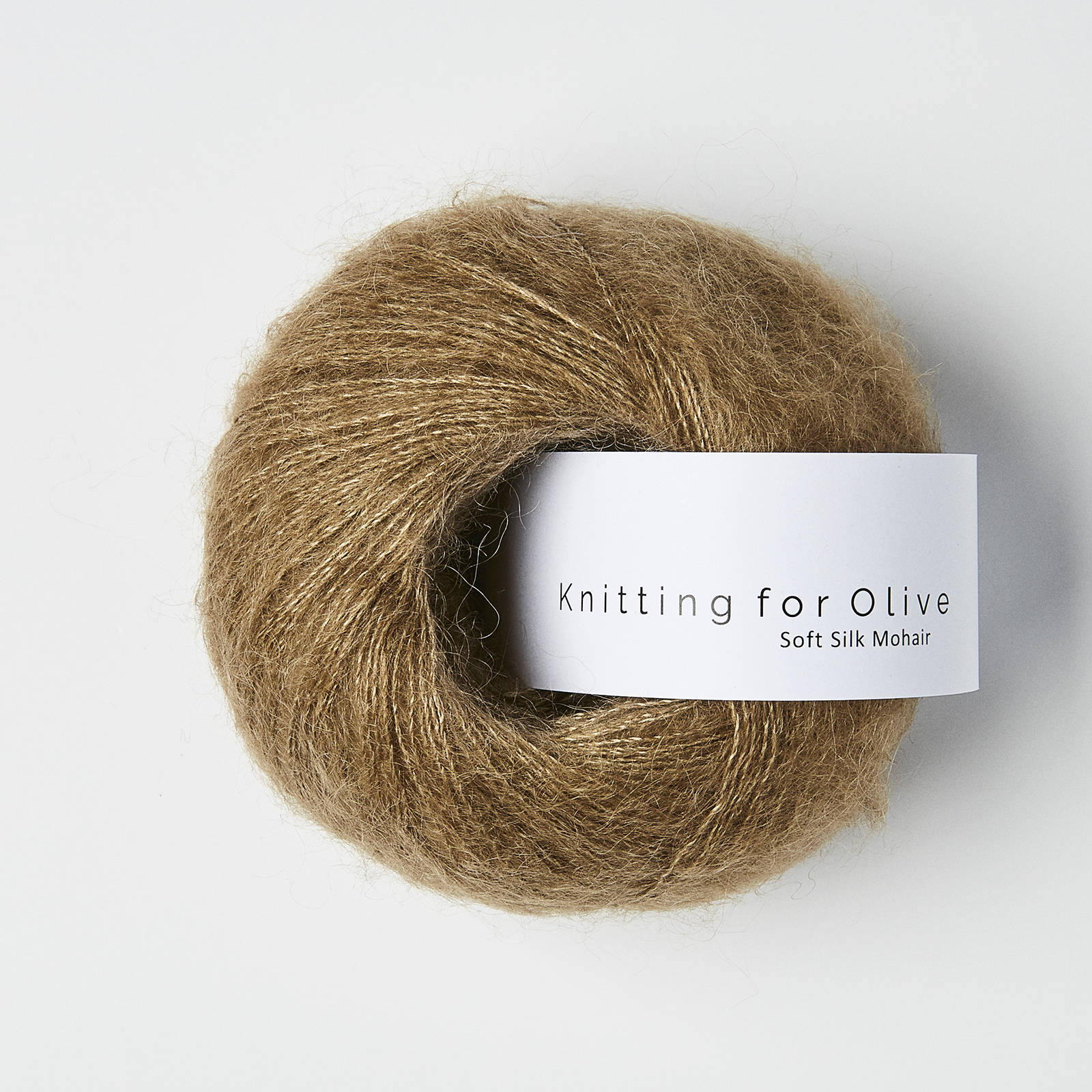 KNITTING FOR OLIVE Soft Silk Mohair Nut Brown