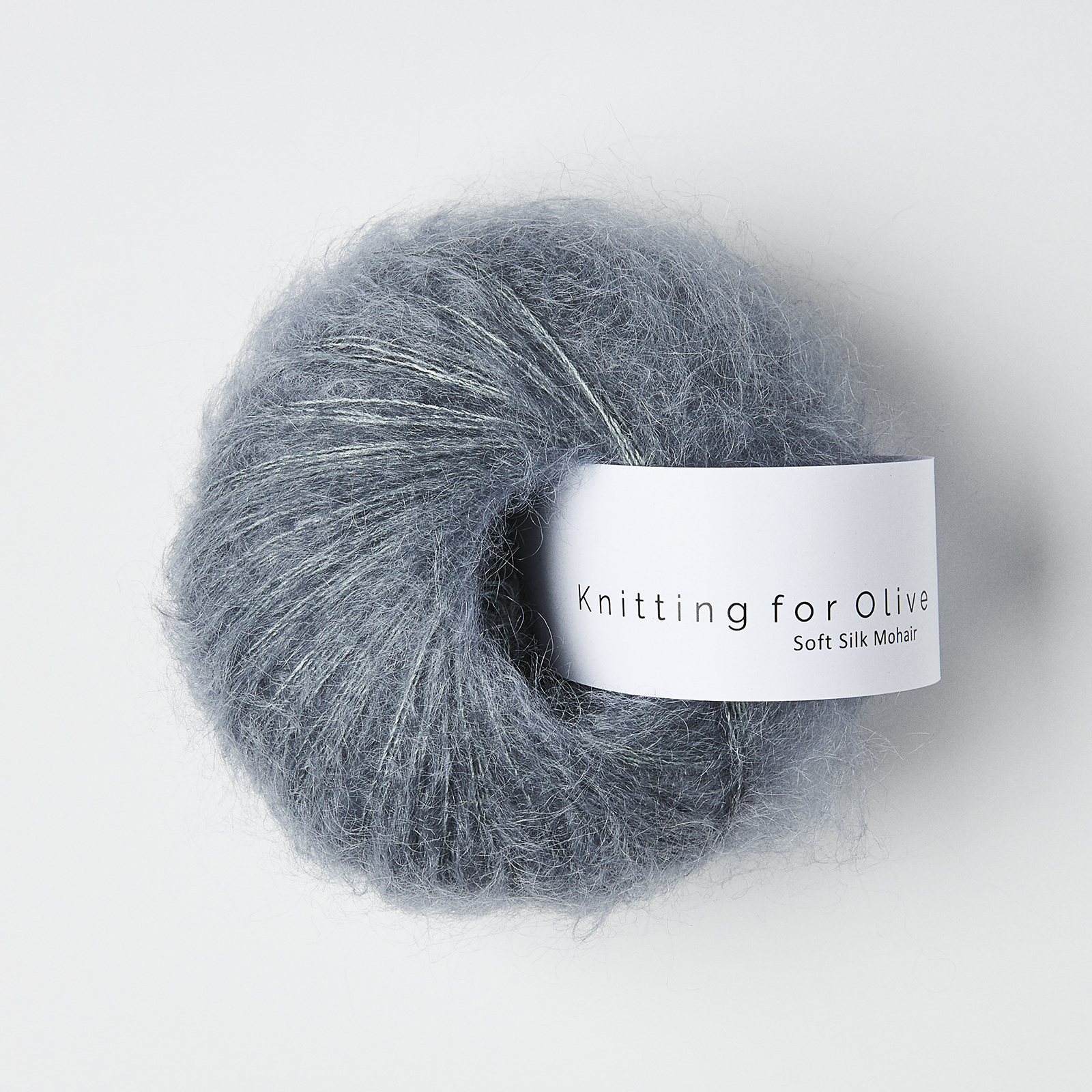 KNITTING FOR OLIVE Soft Silk Mohair Dusty Petroleum Blue