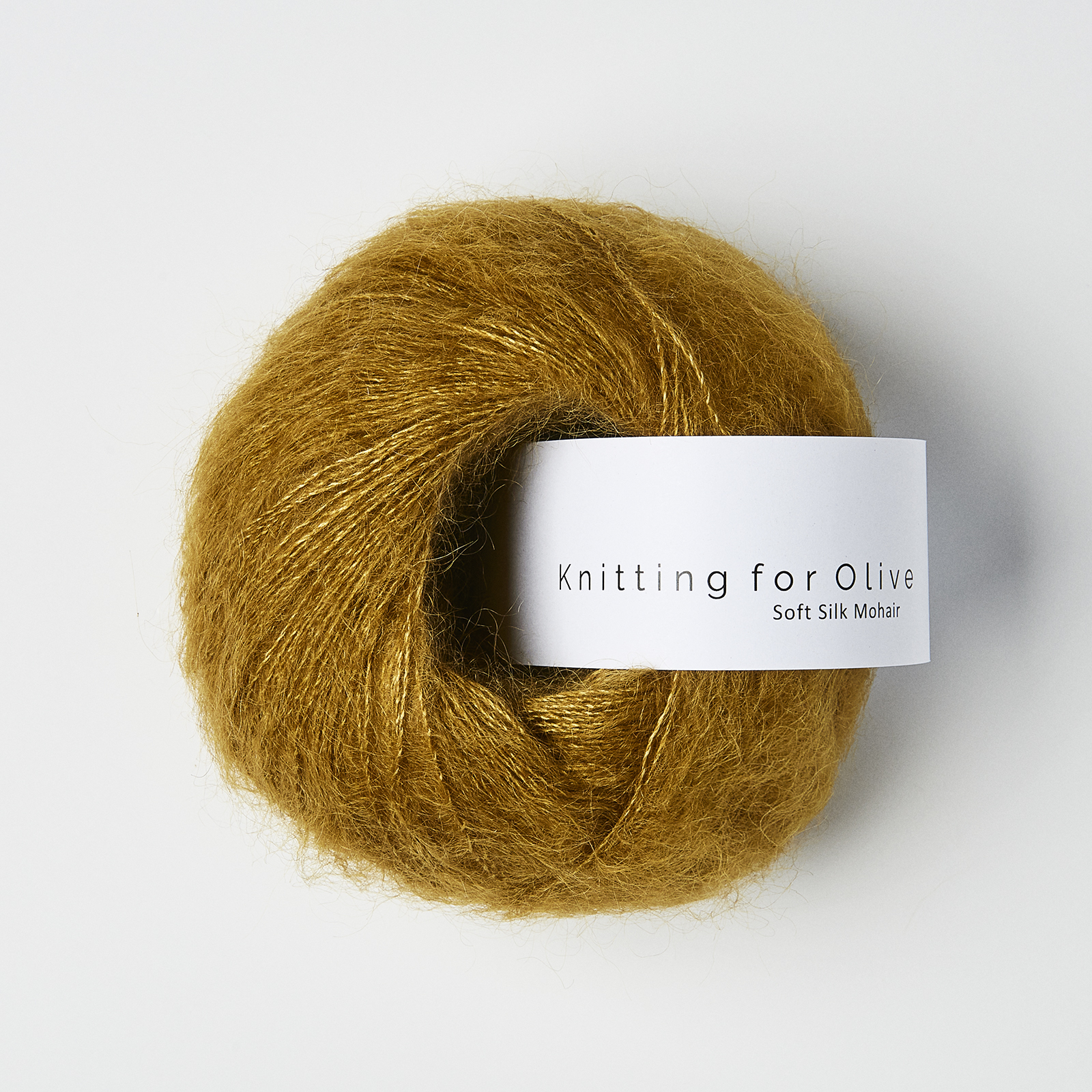 KNITTING FOR OLIVE Soft Silk Mohair Dark Mustard