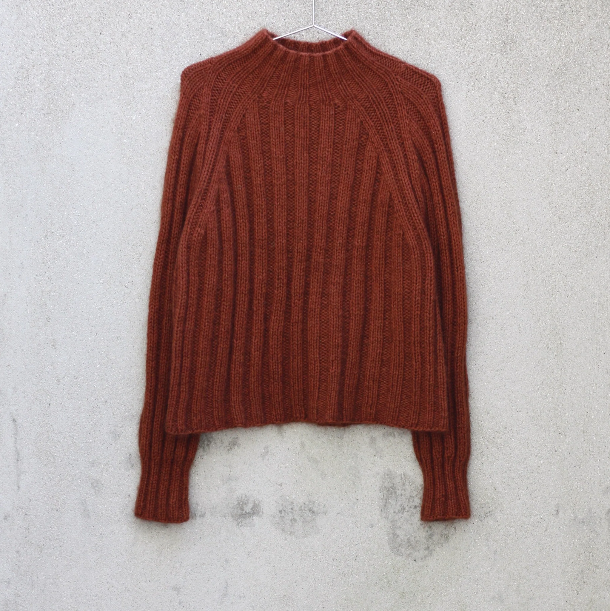 Chunky Rib Sweater - Strickset