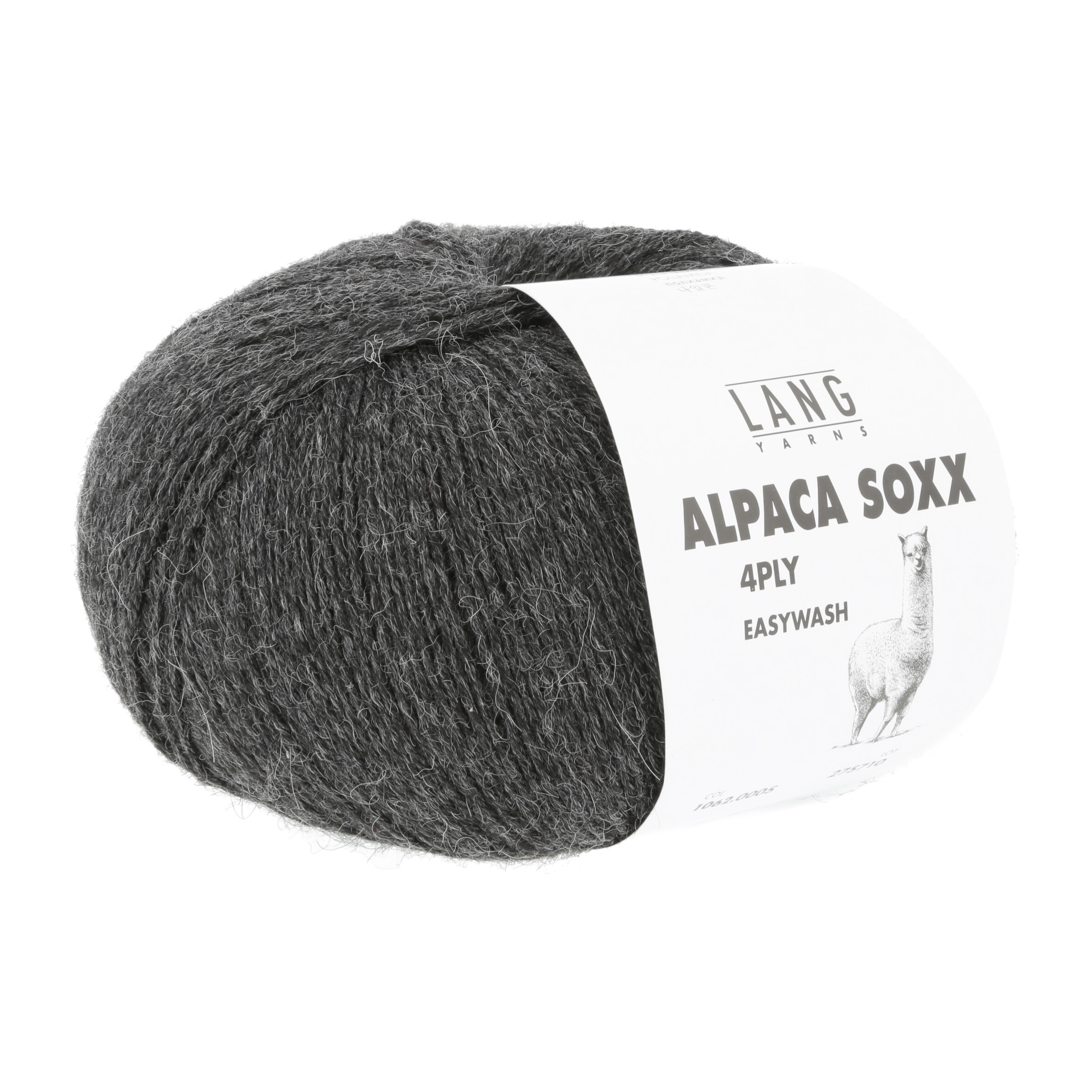 LANG Alpaca Soxx 4-fach/4-ply 005 gris mélange