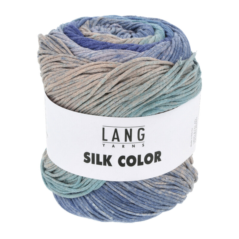 LANG Silk Color 07 blau/türkis