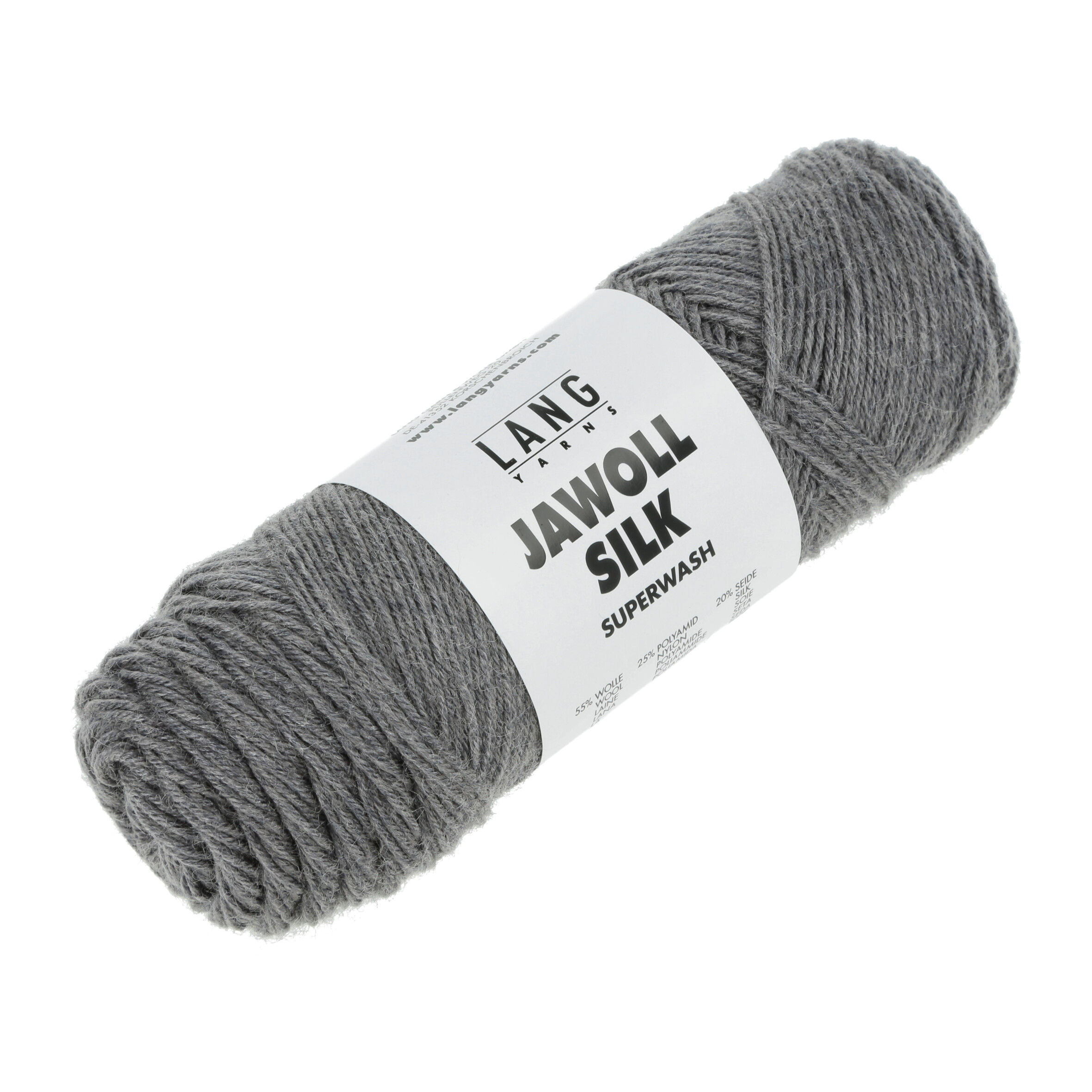 LANG Jawoll Silk 103 dunkelgrau mélange