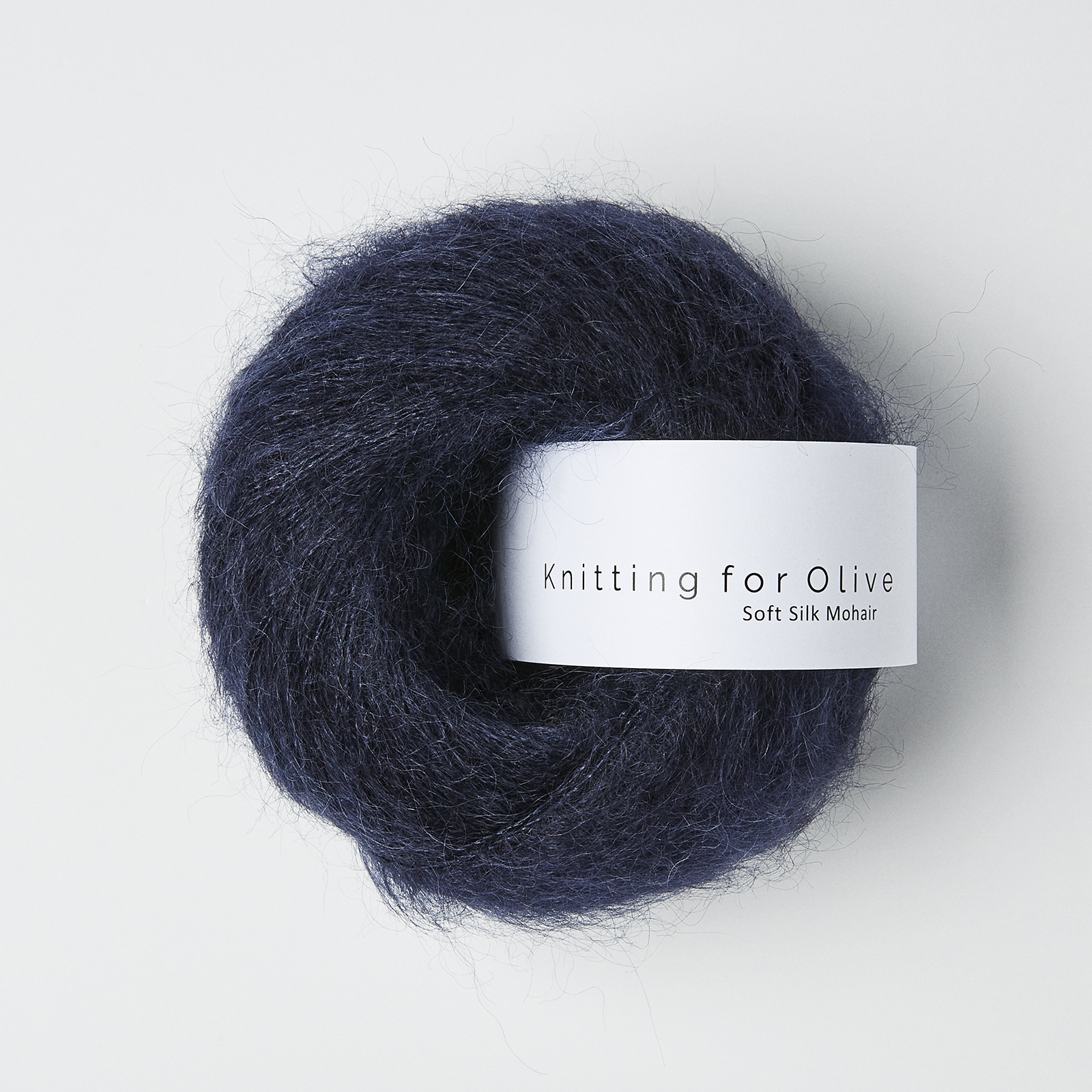 KNITTING FOR OLIVE Soft Silk Mohair Navy Blue